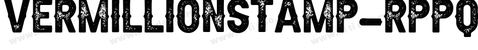VermillionStamp-Rppqe字体转换
