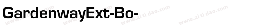 GardenwayExt-Bo字体转换