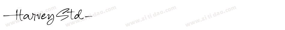 HarveyStd字体转换