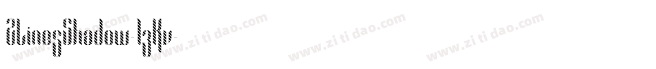 2LinesShadow-1zKv字体转换