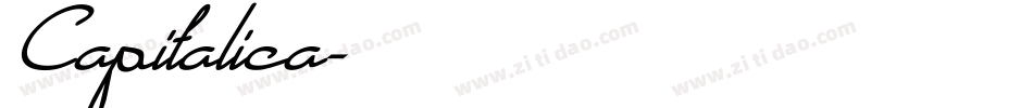 Capitalica字体转换