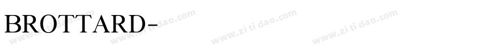 brottard字体转换
