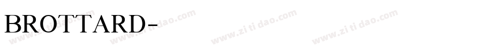 brottard字体转换