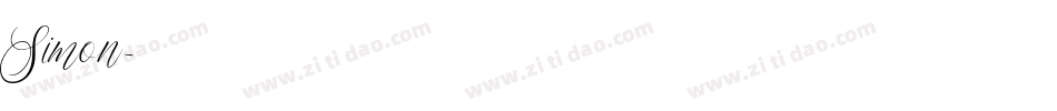 Simon字体转换
