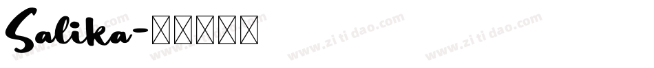 Salika字体转换