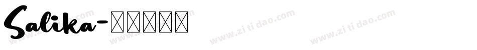 Salika字体转换