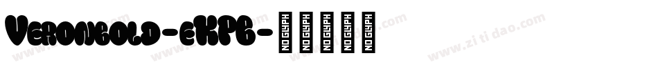 Veronbold-eKPB字体转换