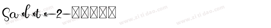 Salt-2字体转换