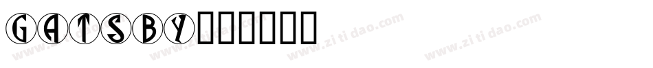 GATSBY字体转换