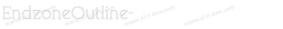 EndzoneOutline字体转换