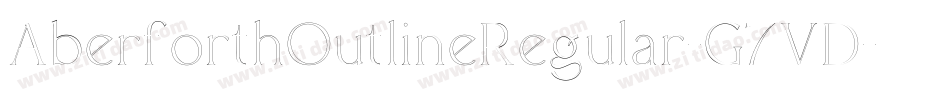 AberforthOutlineRegular-G7VD字体转换