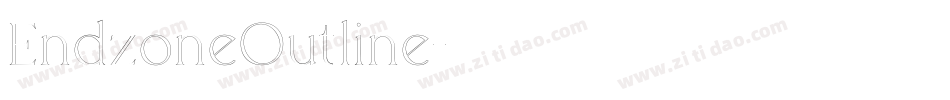 EndzoneOutline字体转换