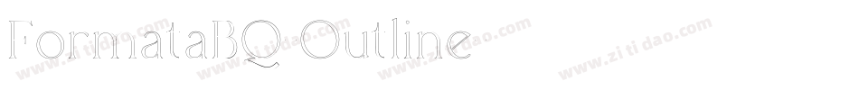 FormataBQ-Outline字体转换