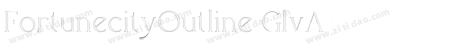 FortunecityOutline-GlvA字体转换