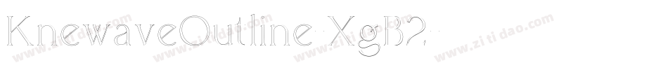 KnewaveOutline-XgB2字体转换