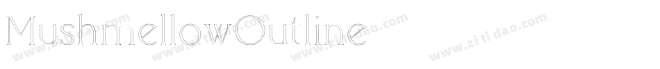 MushmellowOutline字体转换