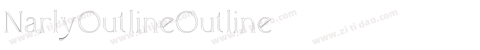 NarlyOutlineOutline字体转换