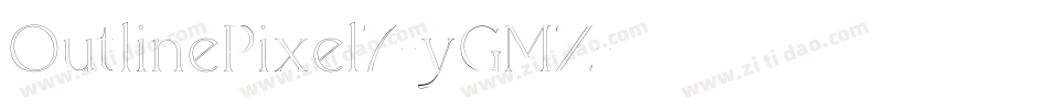 OutlinePixel7-yGMZ字体转换
