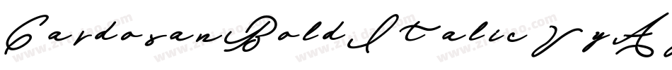 CardosanBoldItalic-VyAV字体转换
