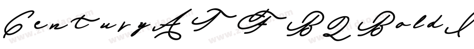 CenturyATFBQ-BoldItalic字体转换