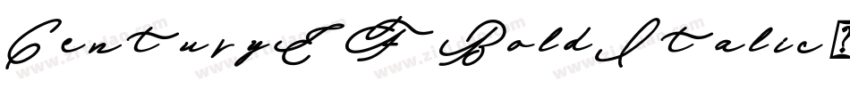 CenturyEF-BoldItalic字体转换