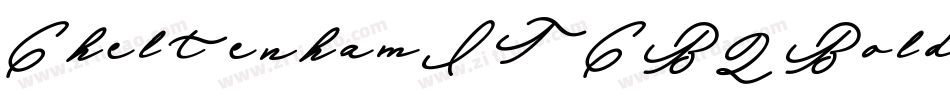 CheltenhamITCBQ-BoldItalic字体转换