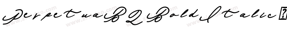 PerpetuaBQ-BoldItalic字体转换