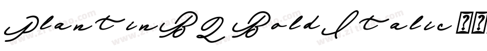 PlantinBQ-BoldItalic字体转换
