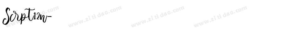 Scrpt12n字体转换