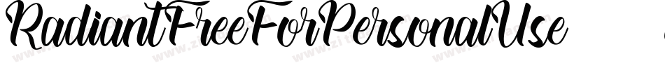 RadiantFreeForPersonalUse-5epz字体转换