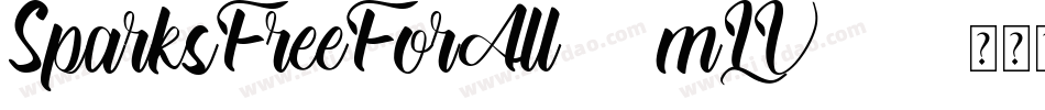SparksFreeForAll-mLV9字体转换