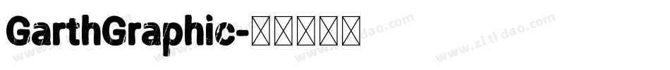 GarthGraphic字体转换