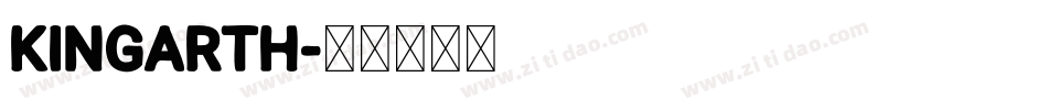 KINGARTH字体转换