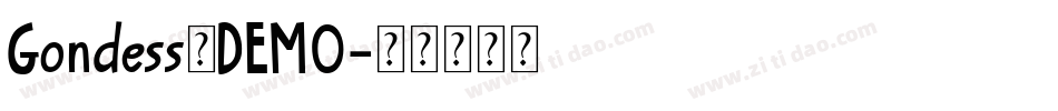 Gondess_DEMO字体转换