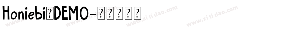Honiebi_DEMO字体转换