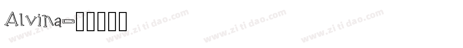 Alvina字体转换