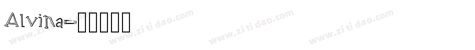 Alvina字体转换