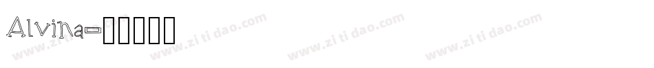 Alvina字体转换