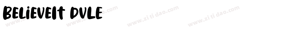 BelieveIt-DvLE字体转换