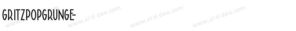 GritzpopGrunge字体转换