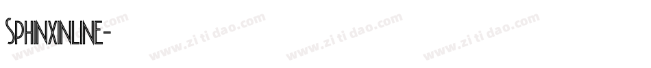 SphinxInline字体转换