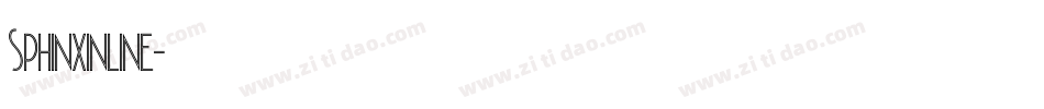 SphinxInline字体转换
