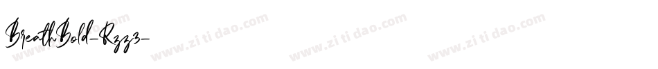 BreathBold-Rzz3字体转换