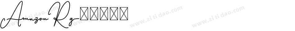 AmazonRg字体转换