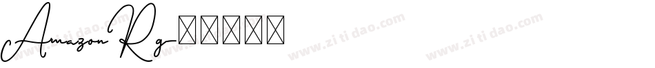 AmazonRg字体转换