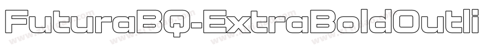 FuturaBQ-ExtraBoldOutline字体转换