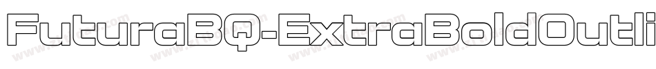 FuturaBQ-ExtraBoldOutline字体转换