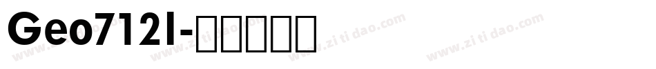 Geo712l字体转换