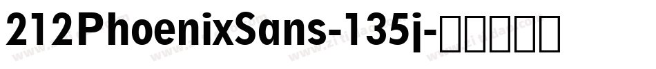 212PhoenixSans-135j字体转换