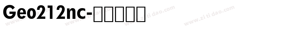 Geo212nc字体转换